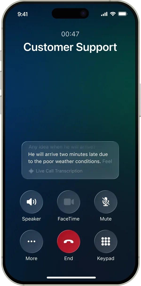Phone Call Screen